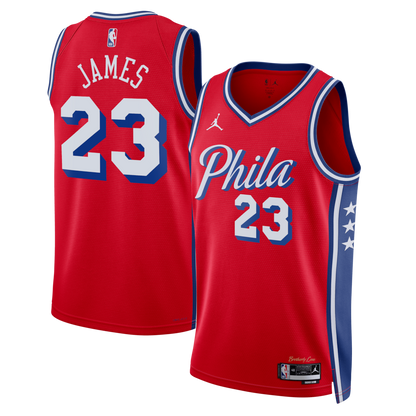Unisex Philadelphia 76ers LeBron James Royal Swingman Jersey