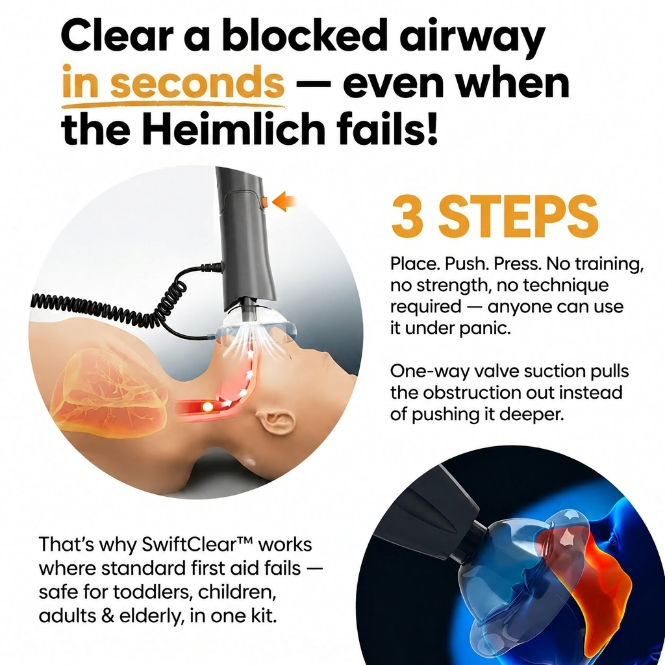 SwiftClear™ Anti-Choking Rescue Device