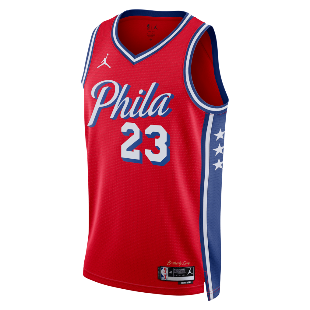 Unisex Philadelphia 76ers LeBron James Royal Swingman Jersey
