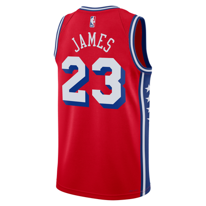 Unisex Philadelphia 76ers LeBron James Royal Swingman Jersey