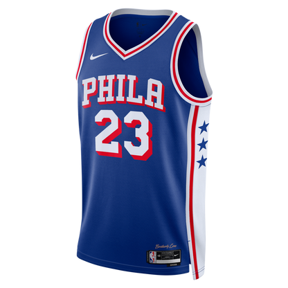 Unisex Philadelphia 76ers LeBron James Royal Swingman Jersey