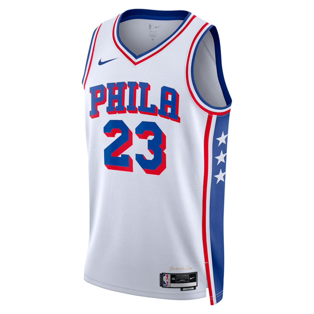 Unisex Philadelphia 76ers LeBron James Royal Swingman Jersey