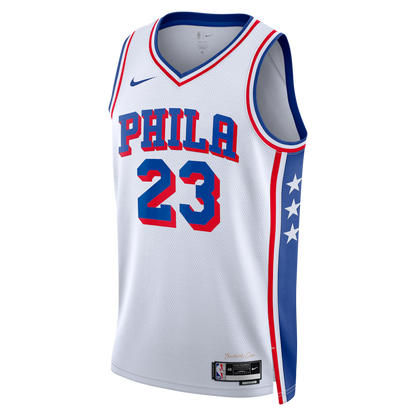 Unisex Philadelphia 76ers LeBron James Royal Swingman Jersey